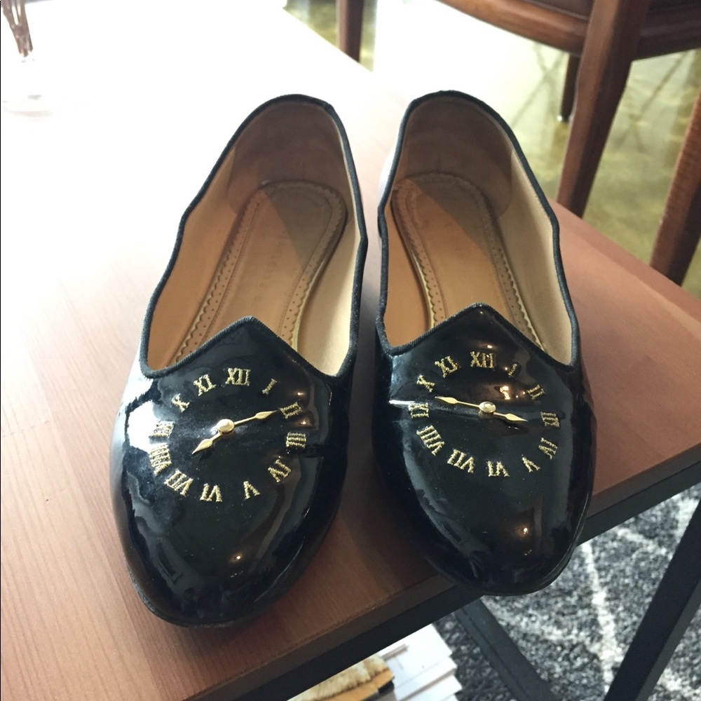 Charlotte Olympia Clock Fashionably Late Shoes